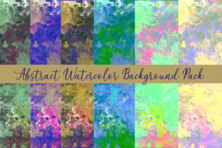 Abstract Watercolor Background Pack: 6 Colorful Digital Art Variations