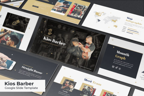 Barber Google Slide Template: Professional Presentations Made Easy
