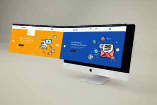 Creative Seo & Digital Marketing PSD for Modern Design
