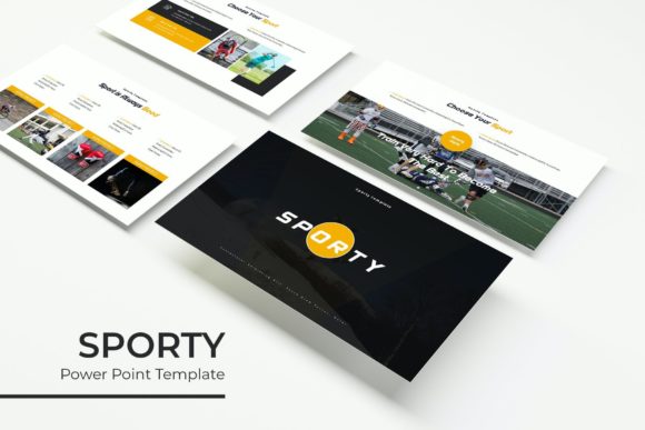 Dynamic Presentation Design: Sporty Power Point Template