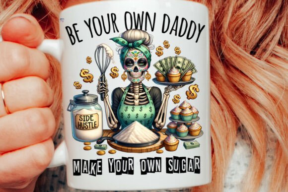 Make Your Own Sugar Skeleton PNG: Hustle with a Sassy Twist