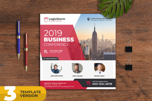 Professional Business Conference Social Media Banner Templates