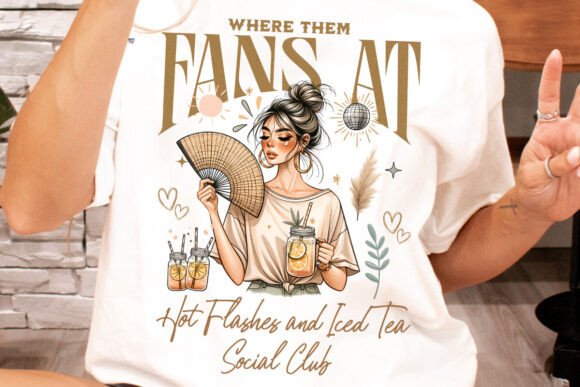 Where Them Fans at PNG Funny Menopause Design